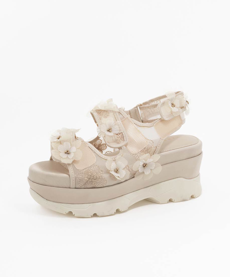  「フラワースポーツサンダル」|サンダル|