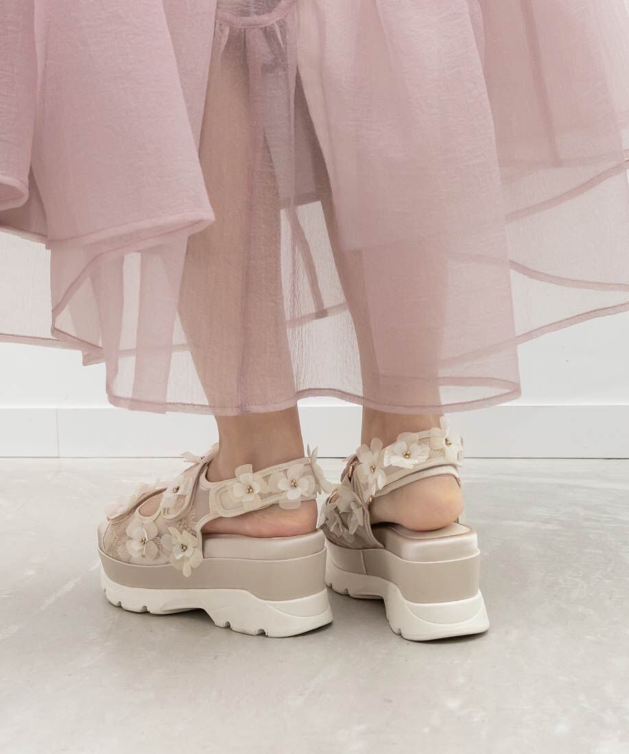  「フラワースポーツサンダル」|サンダル|