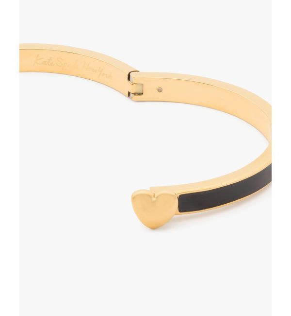 kate spade new york「ハート ユー エナメル ヒンジ バングル」|ブレスレット・バングル|