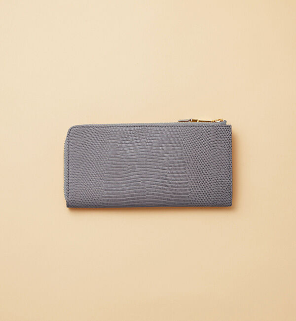 TOPKAPI 「イタリアンレザー・リザード型押し・Lファスナー長財布マチ付き LUCIA[ルチア]」|財布|