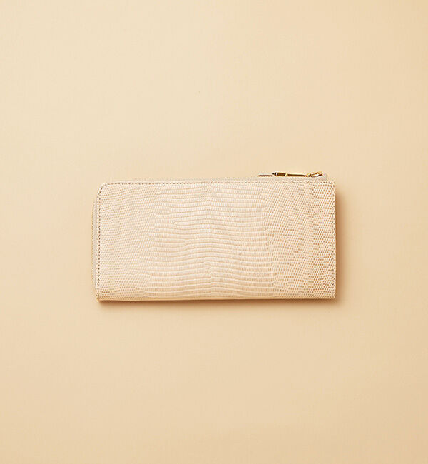 TOPKAPI 「イタリアンレザー・リザード型押し・Lファスナー長財布マチ付き LUCIA[ルチア]」|財布|