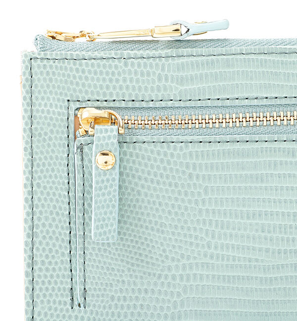 TOPKAPI 「イタリアンレザー・リザード型押し・Lファスナー長財布マチ付き LUCIA[ルチア]」|財布|