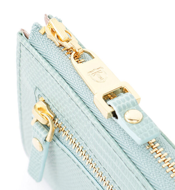 TOPKAPI 「イタリアンレザー・リザード型押し・Lファスナー長財布マチ付き LUCIA[ルチア]」|財布|