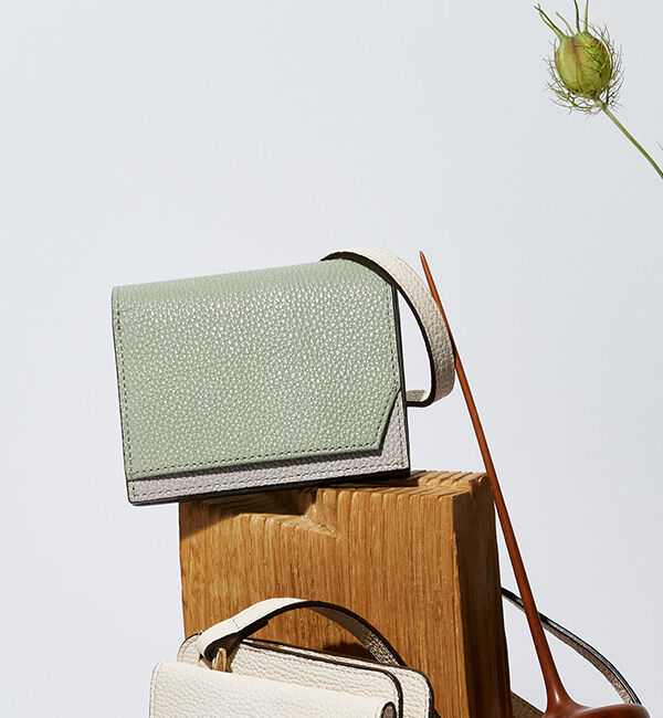 TOPKAPI 「バイカラー レザー 2つ折財布 LEAN リーン」|財布|