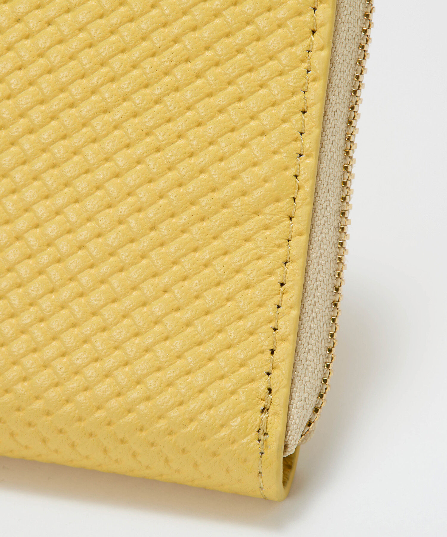 TOPKAPI BREATH「【TREASURE TOPKAPI】クロスエンボス レザー L字ファスナー ミニ 財布」|財布|