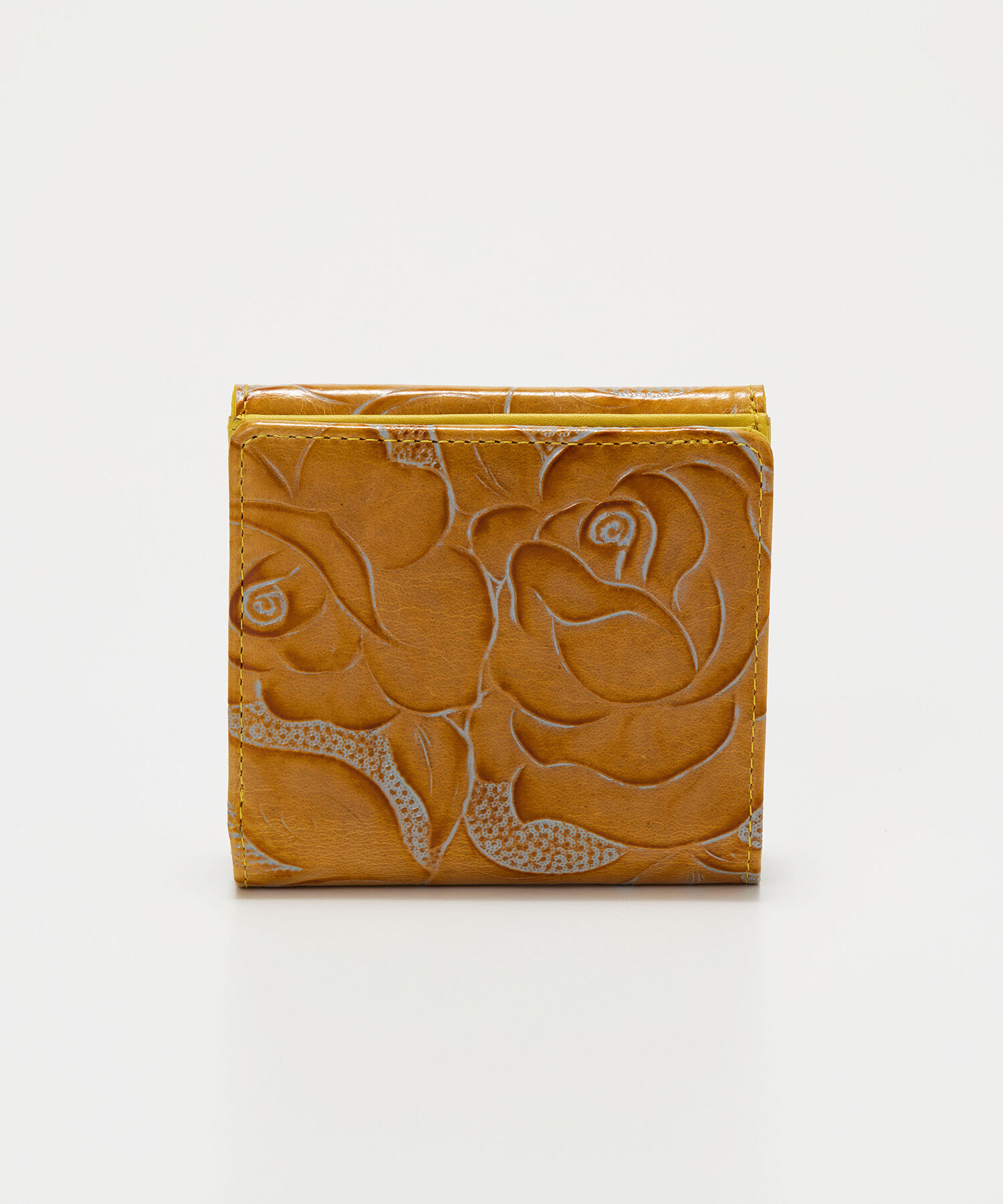 TOPKAPI BREATH「【TREASURE TOPKAPI】ローズエンボス ツヤ レザー 二つ折り財布」|財布|