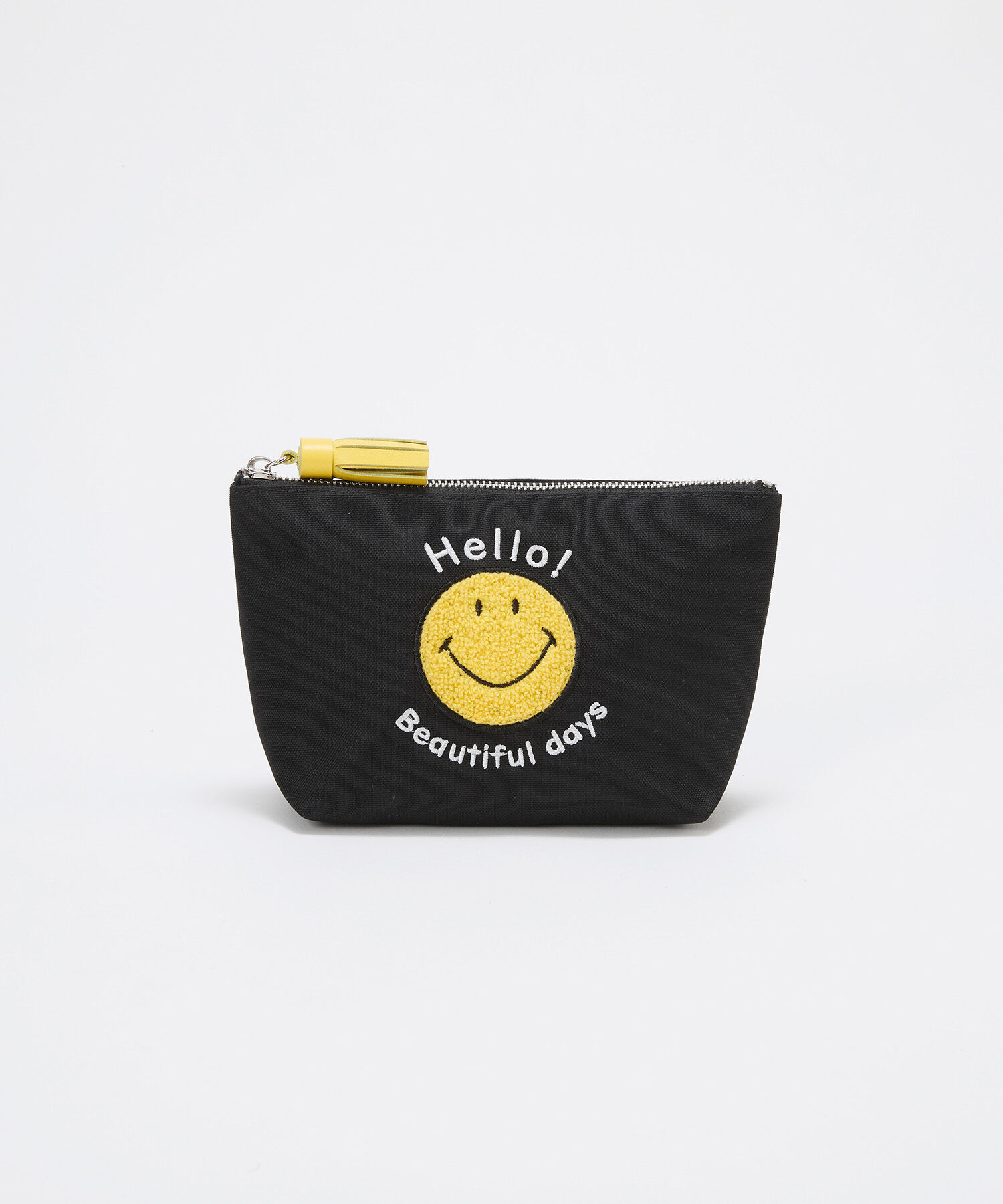 TOPKAPI BREATH「【Breath TOPKAPI】SMILE COLLECTION スマイル 刺繍 タッセルポーチ」|ポーチ|