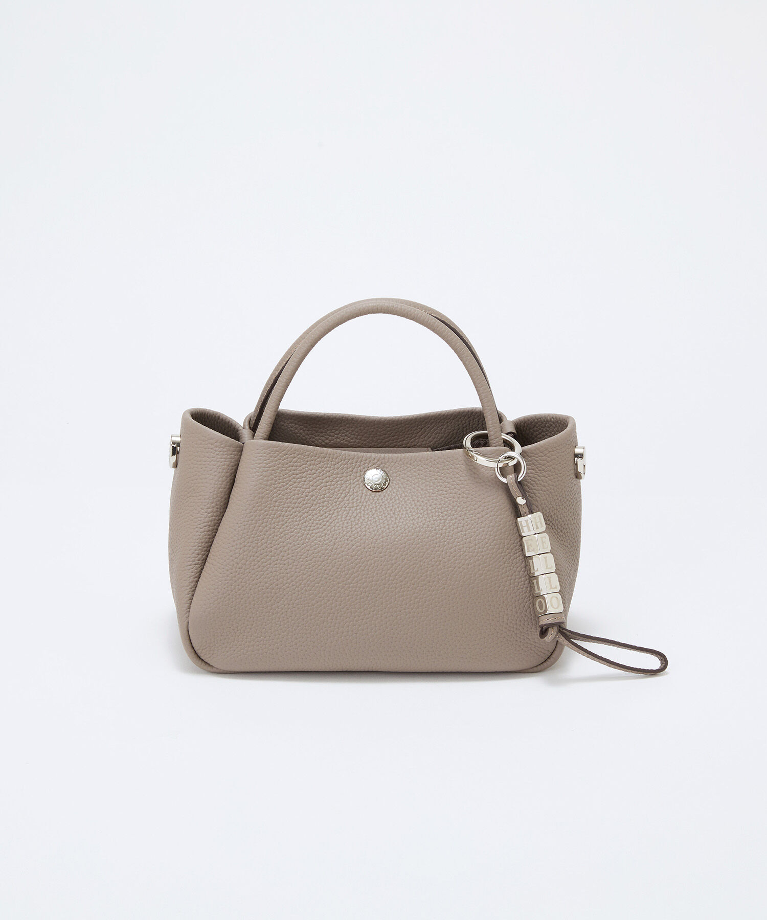 TOPKAPI BREATH「【Breath TOPKAPI】シュリンクレザー ショルダー付き ミニ トートバッグ / チャーム付き」|ショルダー・メッセンジャー|