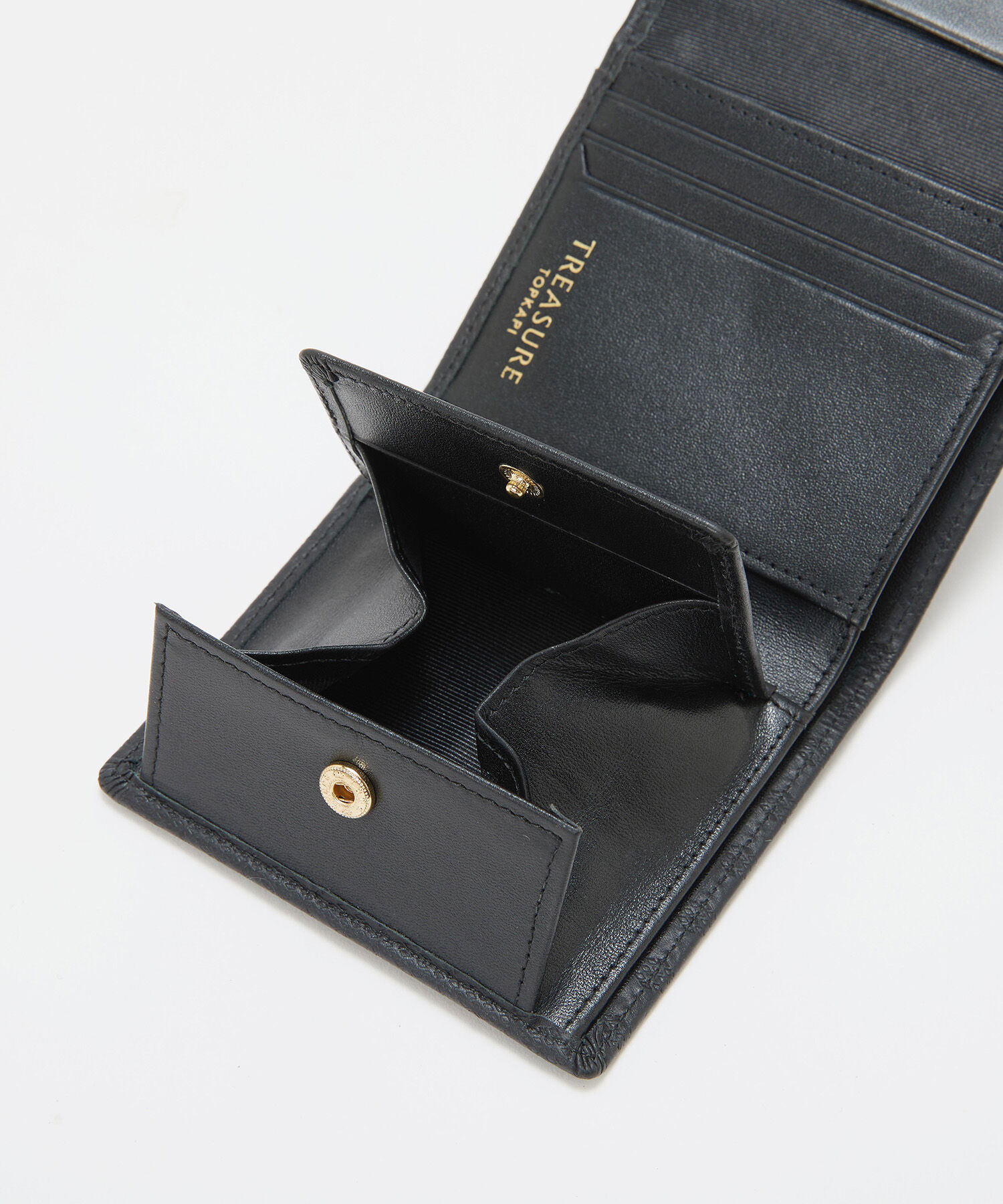 TOPKAPI TREASURE「【TREASURE TOPKAPI】スムースレザー 幾何柄 二つ折り財布」|財布|