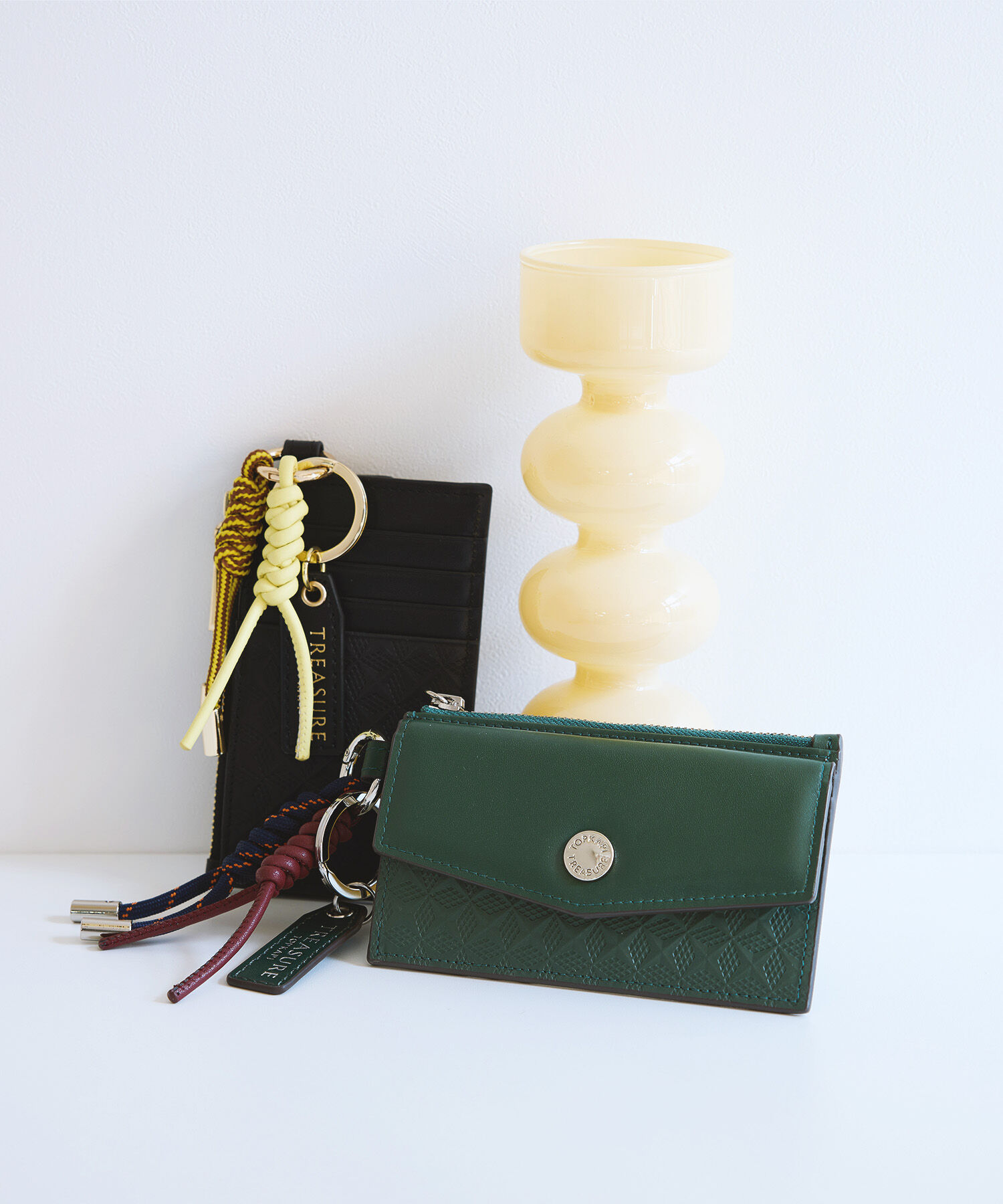 TOPKAPI TREASURE「【TREASURE TOPKAPI】スムースレザー 幾何柄 フラグメントケース」|財布|