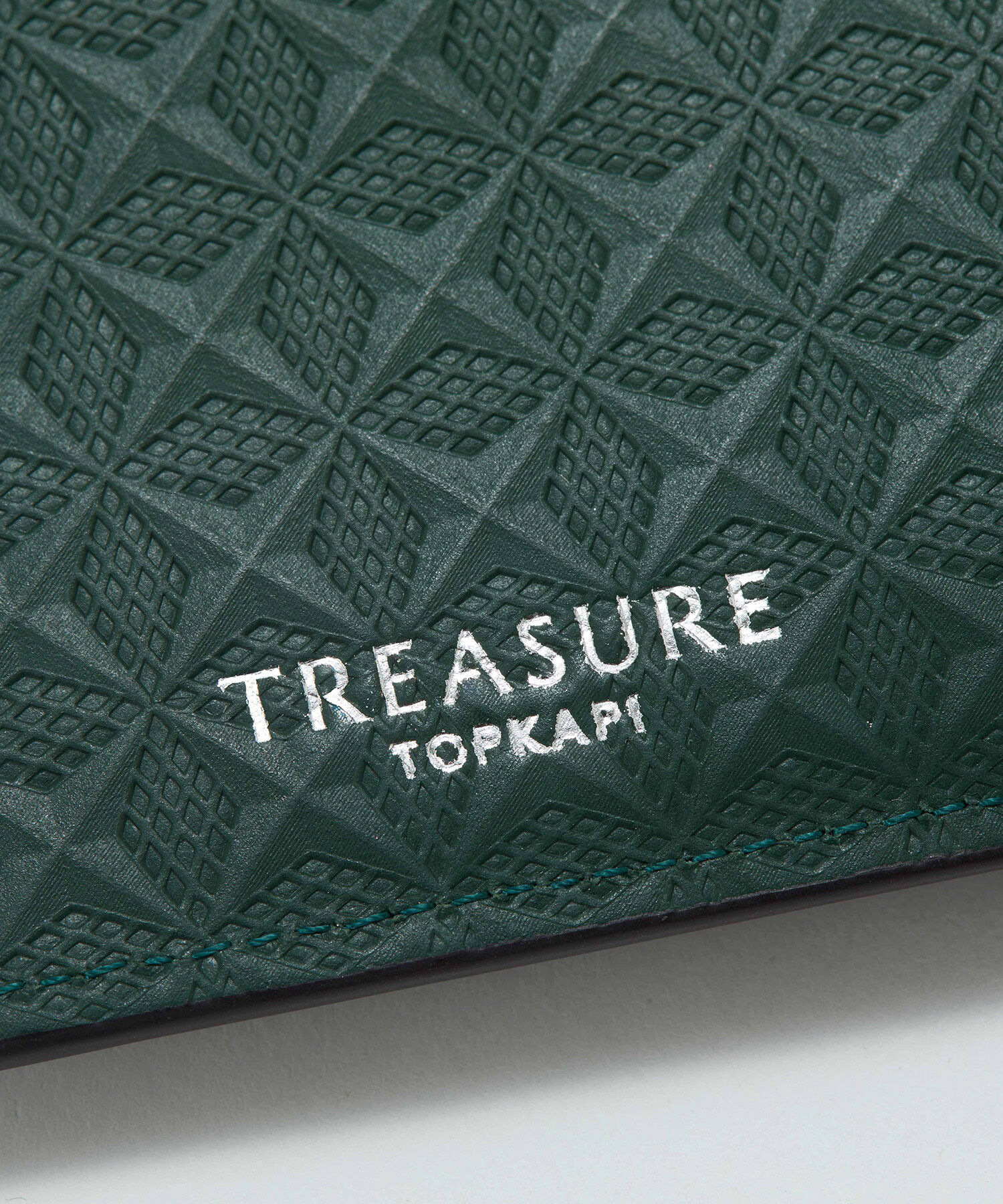 TOPKAPI TREASURE「【TREASURE TOPKAPI】スムースレザー 幾何柄 フラグメントケース」|財布|