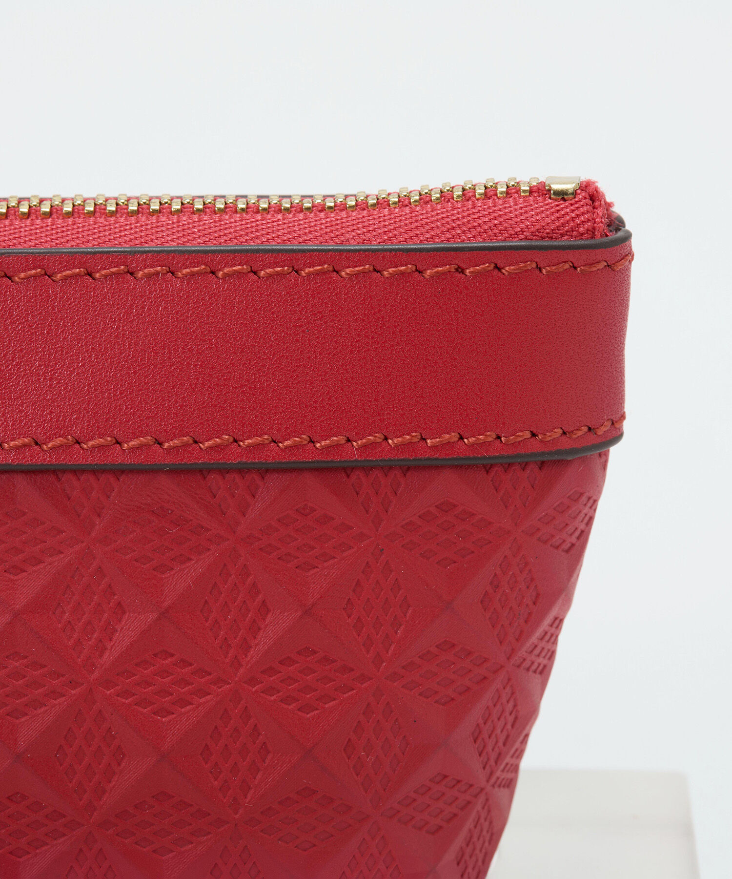 TOPKAPI TREASURE「【TREASURE TOPKAPI】スムースレザー 幾何柄 マルチケース バッグチャーム」|財布|