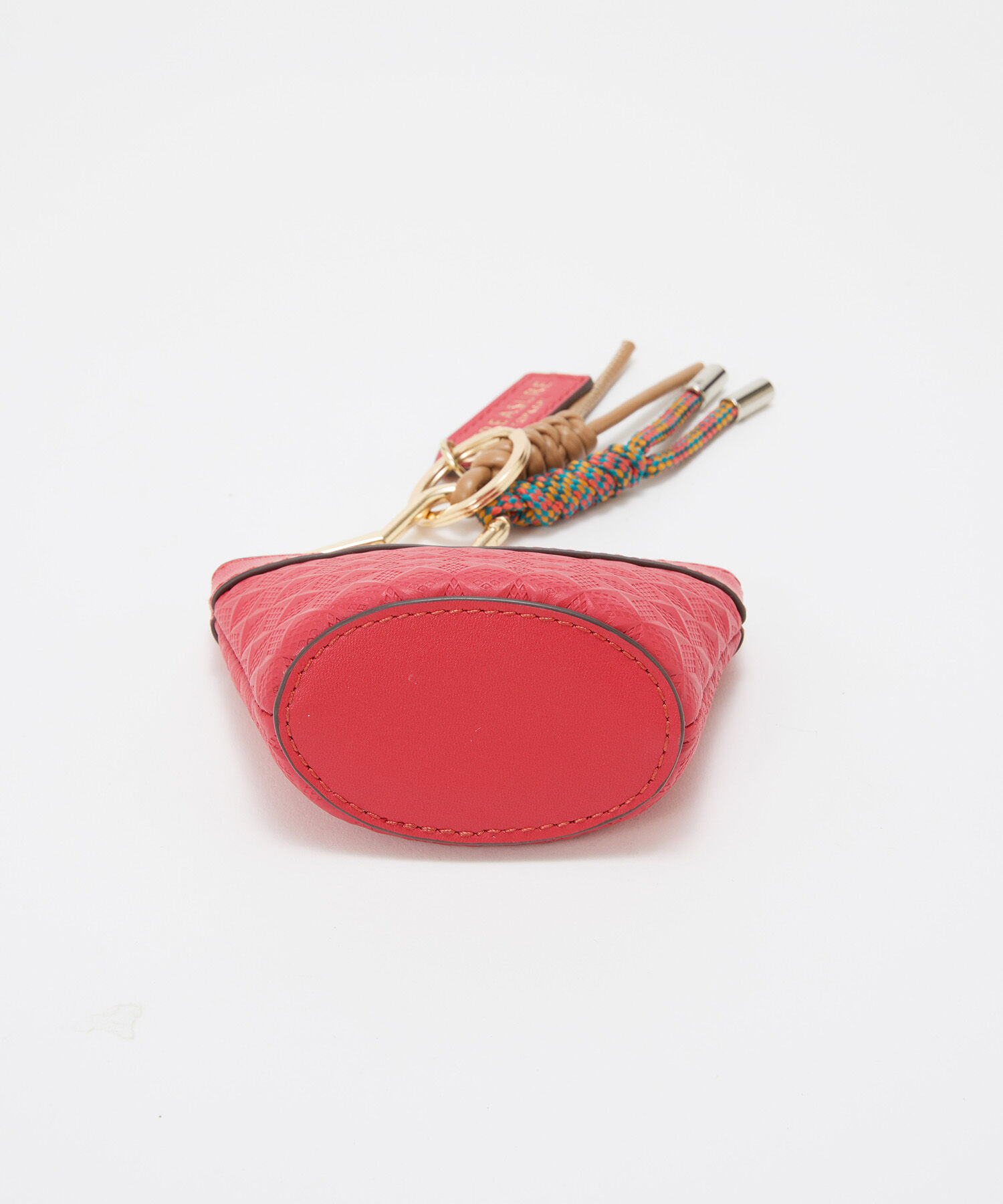 TOPKAPI TREASURE「【TREASURE TOPKAPI】スムースレザー 幾何柄 マルチケース バッグチャーム」|財布|