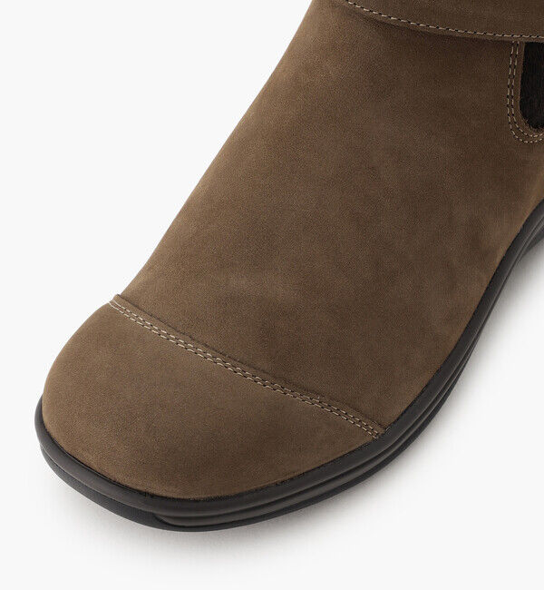 Orthofeet「【オーソフィート】ブレア ワイド/マッシュルーム ヌバックレザー/シューズ レディース」|ショートブーツ|