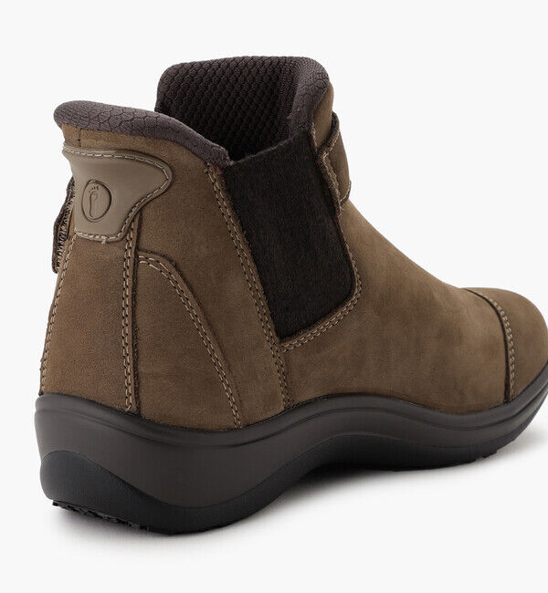 Orthofeet「【オーソフィート】ブレア ワイド/マッシュルーム ヌバックレザー/シューズ レディース」|ショートブーツ|