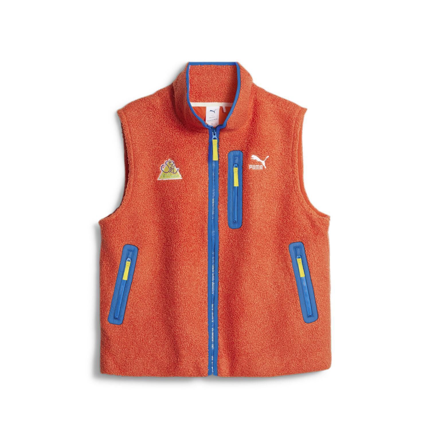 PUMA「【PUMA ｳｪｱ】M THE NEVERWORNII SHERPA VEST」|ポロシャツ|オレンジ
