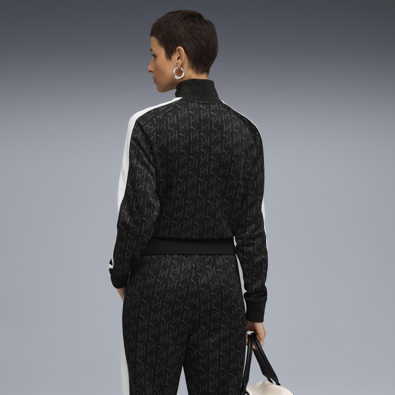 PUMA「【PUMA ｳｪｱ】W T7 AOP TRACK JACKET PT」|ポロシャツ|