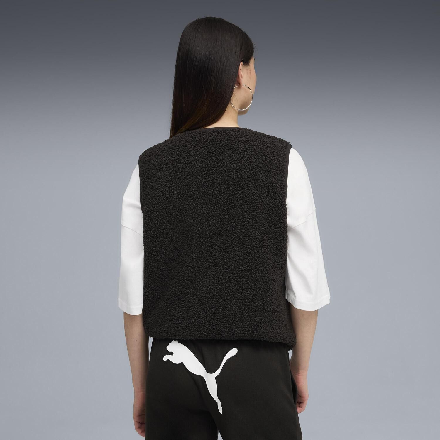 PUMA「【PUMA ｳｪｱ】W W.ESS POLAR FLEECE GILE」|ポロシャツ|