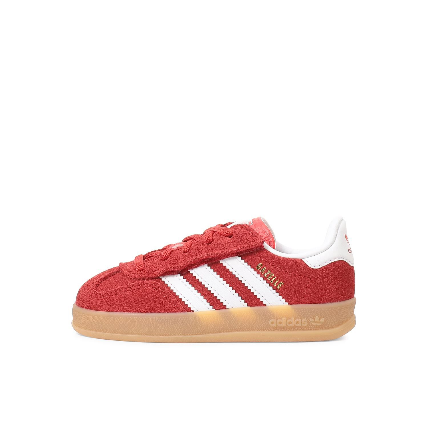 adidas「【ADIDAS】12-16 GAZELLE INDOOR CF EL I」|スニーカー|レッド