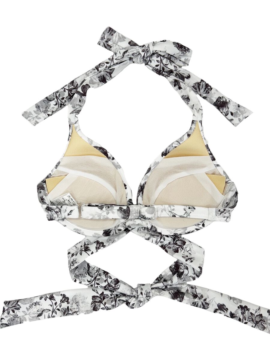 PEAK&PINE「アンティーク調フラワークロッシーワイヤービキニ」|ビキニ|
