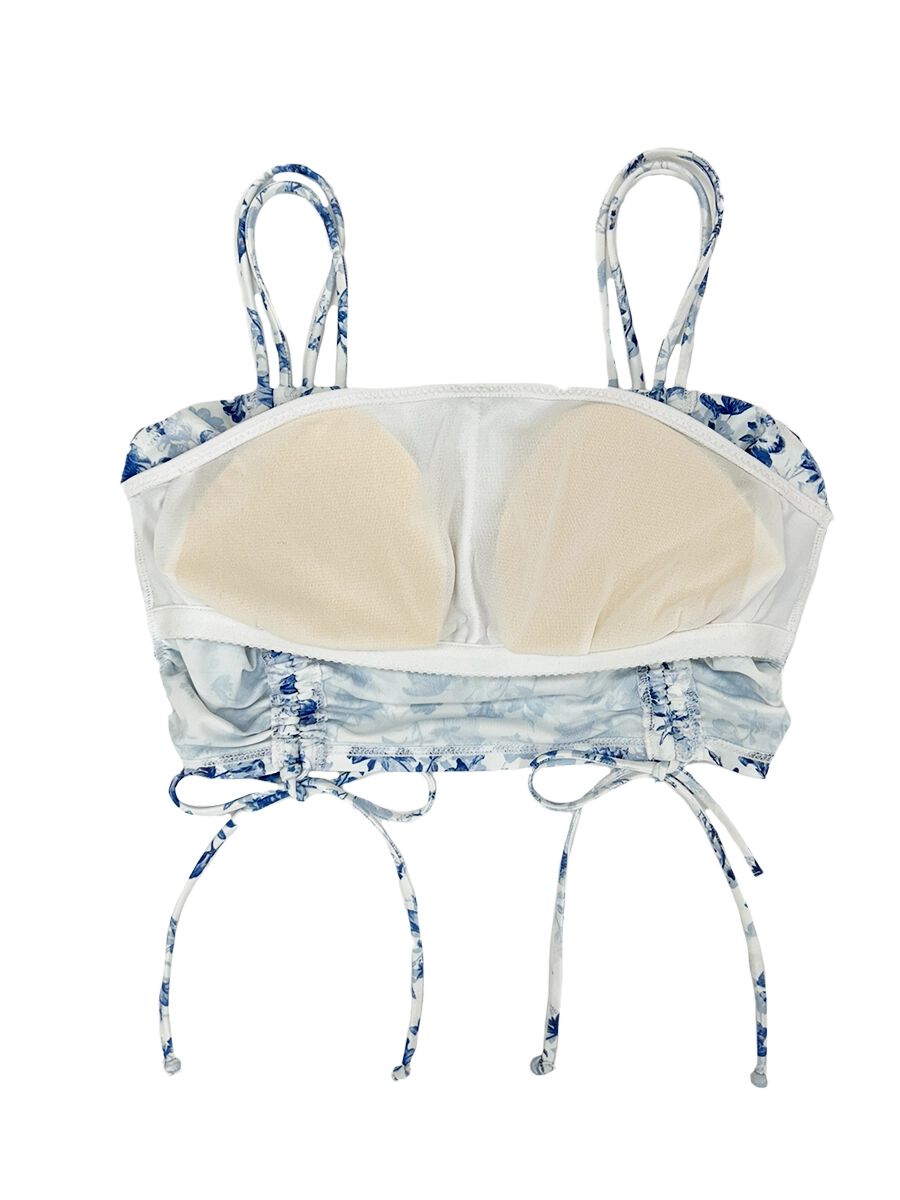 PEAK&PINE「アンティーク調フラワービスチェビキニ」|ビキニ|