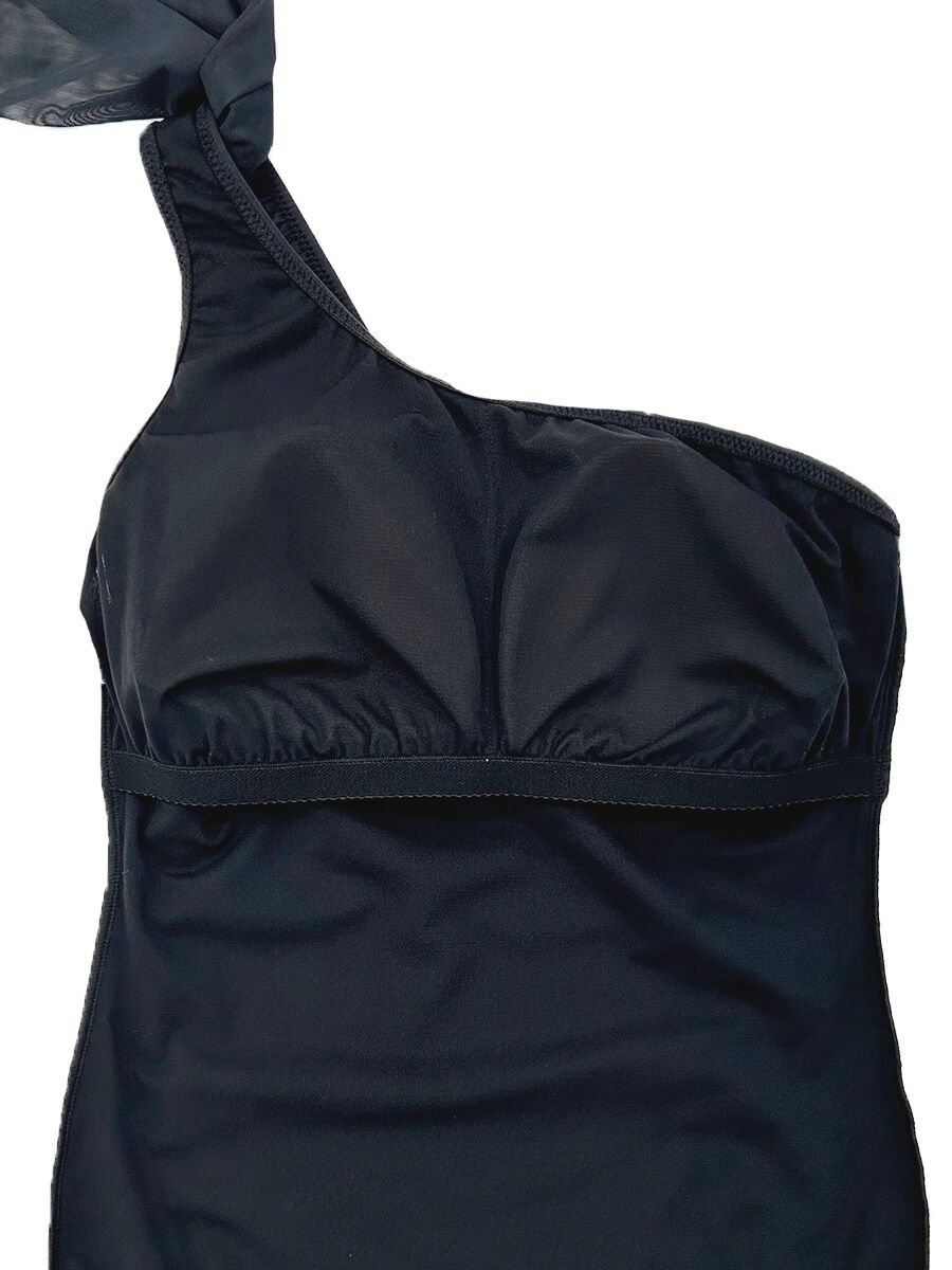 Riberce「【大人水着】無地ワンショルダーワンピース水着」|コンビネゾン|