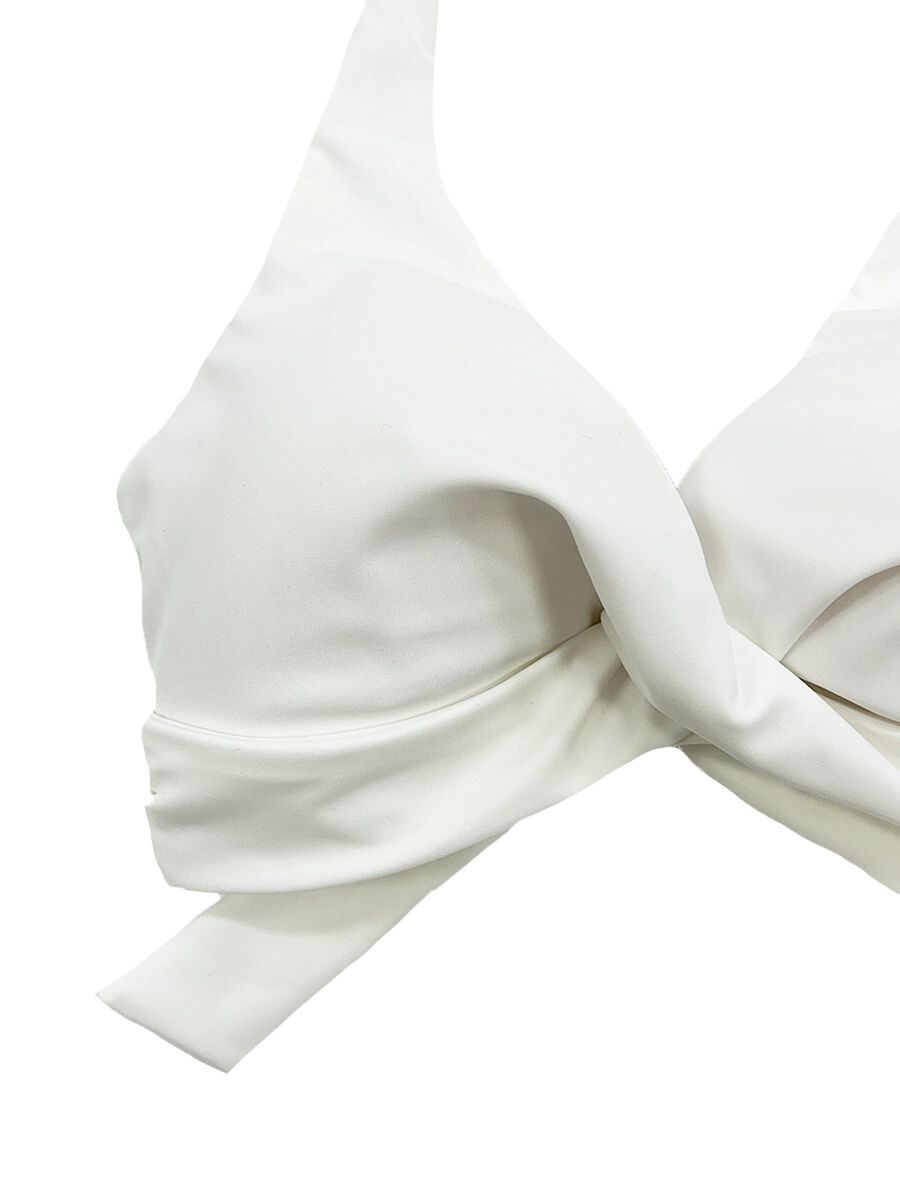 PEAK&PINE「無地&times;デニムプリントサッシュクロスビキニ」|ビキニ|