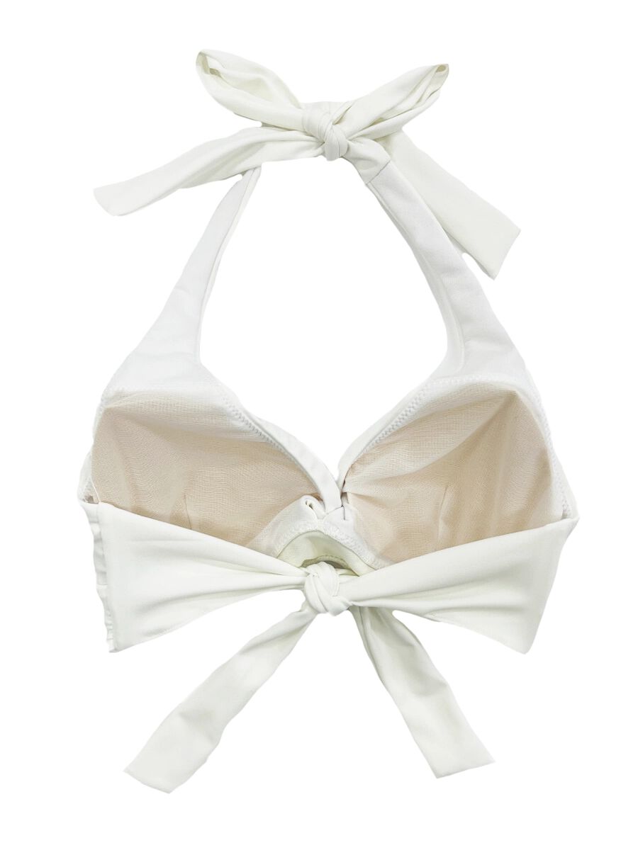 PEAK&PINE「無地&times;デニムプリントサッシュクロスビキニ」|ビキニ|