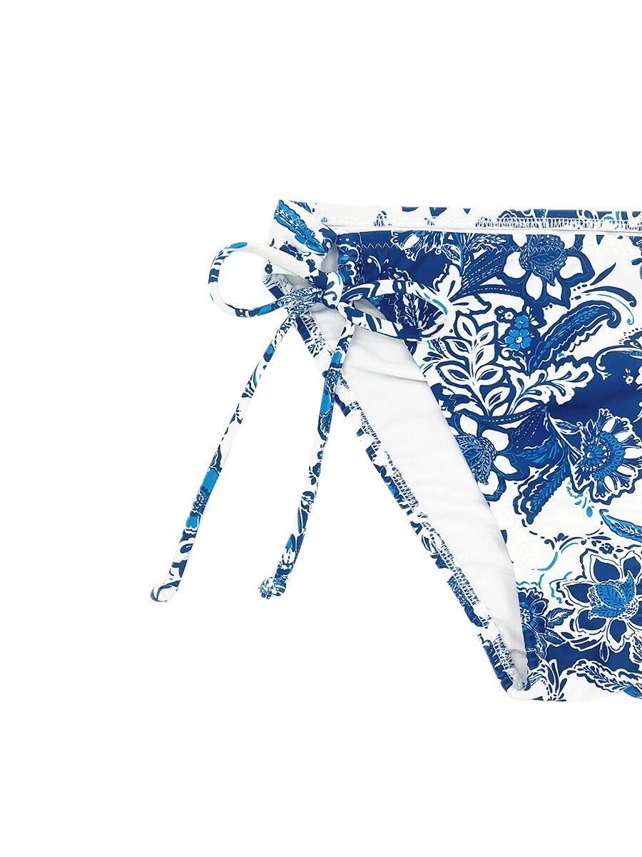 PEAK&PINE「エスニック更紗柄オフショルダービキニ」|ビキニ|