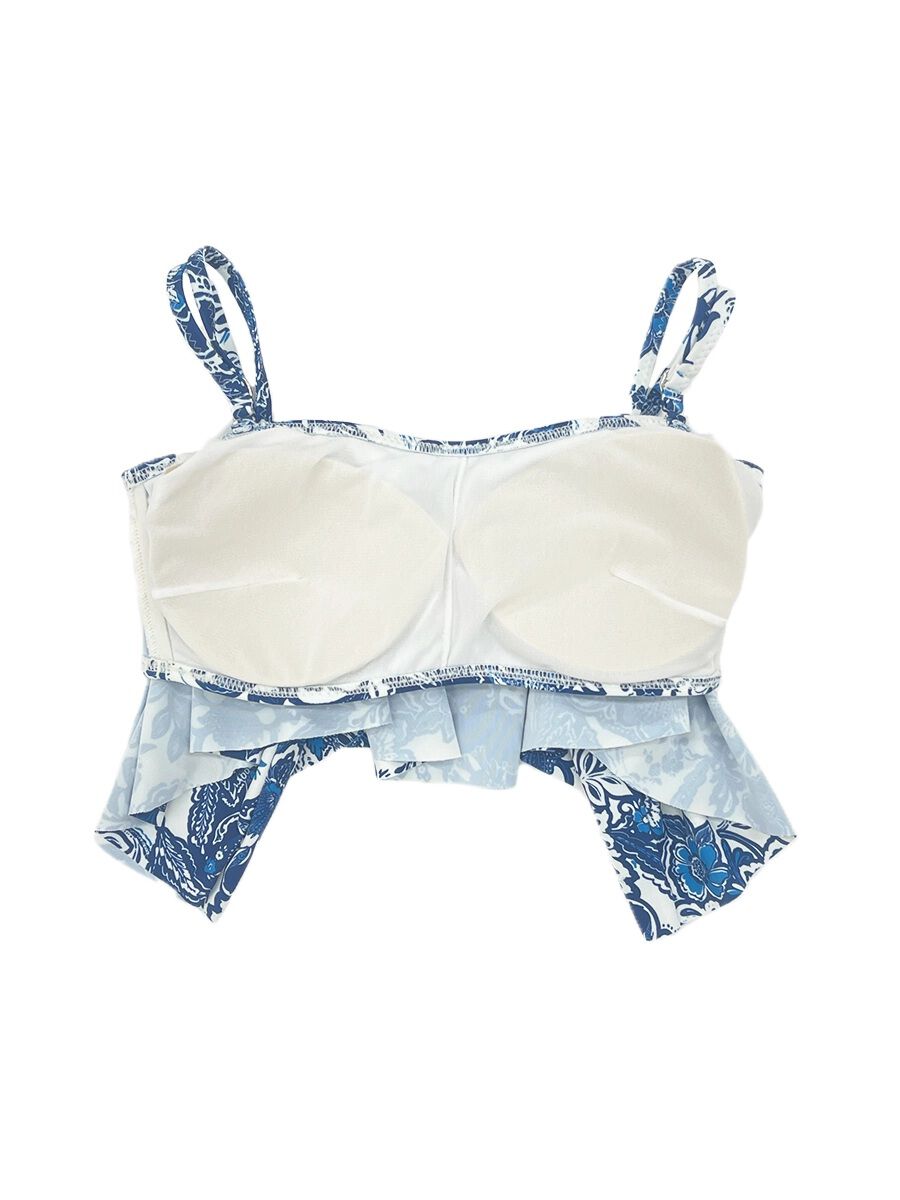 PEAK&PINE「エスニック更紗柄オフショルダービキニ」|ビキニ|