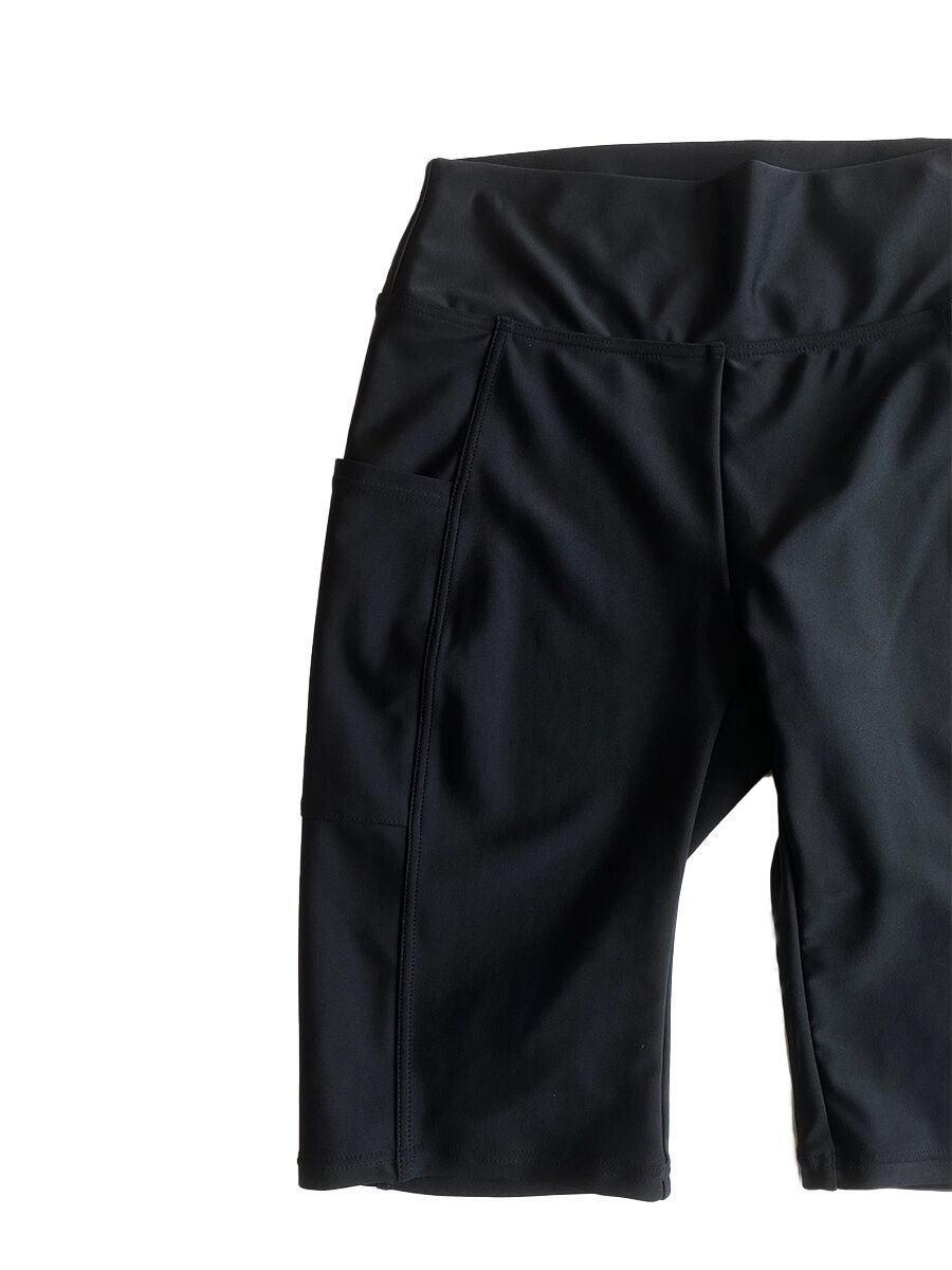 ALBOVE「耐塩素素材無地ショートレギンス」|ショーツ|