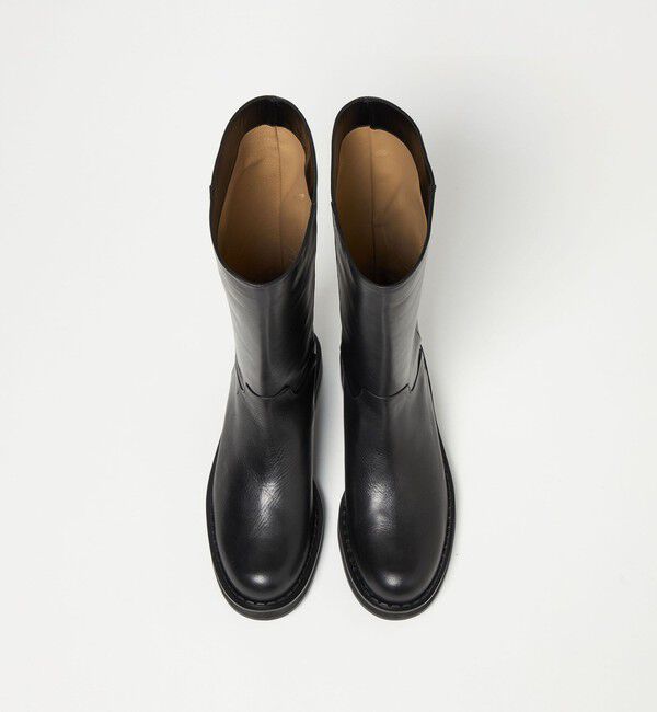 ODETTE E ODILE「ダブルウェルトプレーン ハーフ ショートブーツ40」|ショートブーツ|