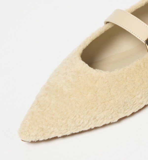 ODETTE E ODILE「ベルテッドシャギー フラット10&uarr;」|パンプス|