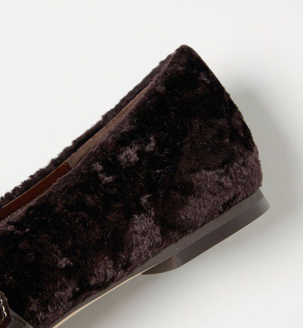 ODETTE E ODILE「ベルテッドシャギー フラット10&uarr;」|パンプス|