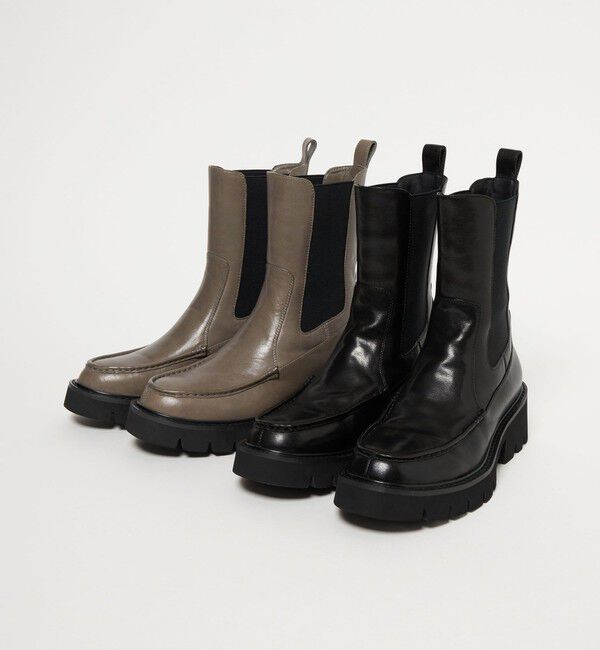 ODETTE E ODILE「チェルシーモカ ショートブーツ55&uarr;」|ショートブーツ|