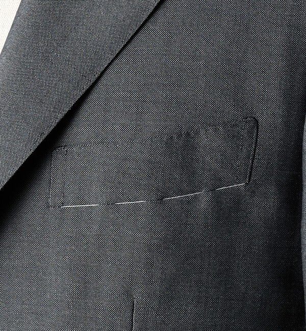 UNITED ARROWS「ウールモヘヤ シャンブレー 3ボタン スーツ S-MODEL」|スーツ|