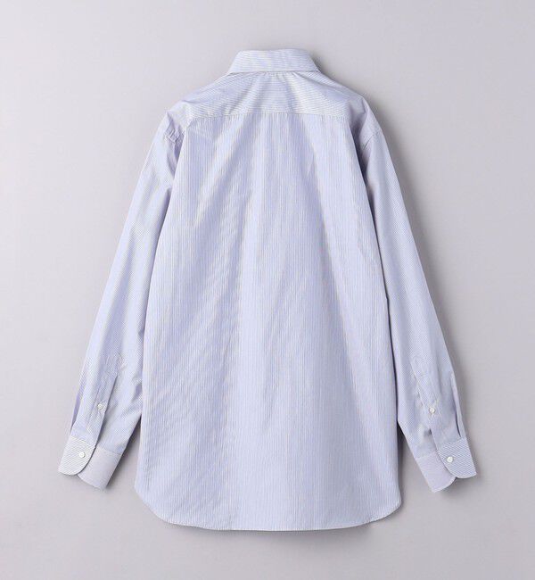 UNITED ARROWS「ALUMO/ピンストライプ ワイドカラー シャツ」|シャツ・ブラウス|