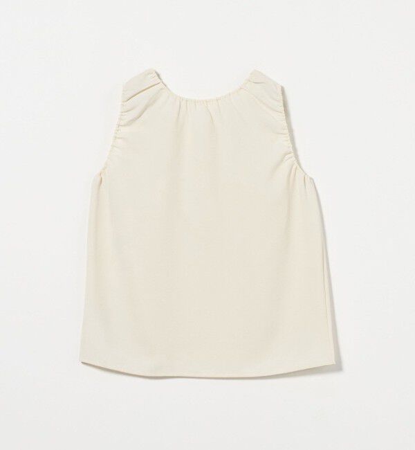 UNITED ARROWS「COMFY ギャザーノースリーブブラウス -吸水速乾 UVカット ウォッシャブル-」|シャツ・ブラウス|