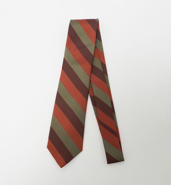 UNITED ARROWS「＜ERRICO FORMICOLA＞カラー レジメンタル ネクタイ 1」|ネクタイ・蝶ネクタイ|OLIVE