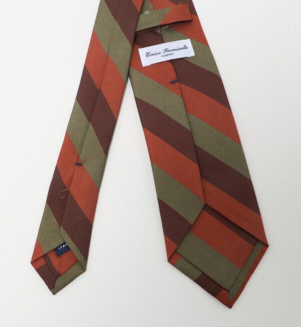UNITED ARROWS「＜ERRICO FORMICOLA＞カラー レジメンタル ネクタイ 1」|ネクタイ・蝶ネクタイ|