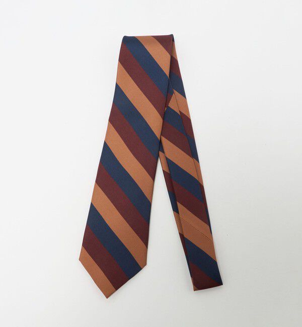 UNITED ARROWS「＜ERRICO FORMICOLA＞カラー レジメンタル ネクタイ 1」|ネクタイ・蝶ネクタイ|NAVY