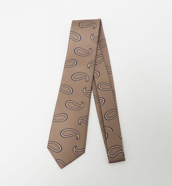 UNITED ARROWS「＜ERRICO FORMICOLA＞ビッグ ペイズリー プリント ネクタイ」|ネクタイ・蝶ネクタイ|BEIGE