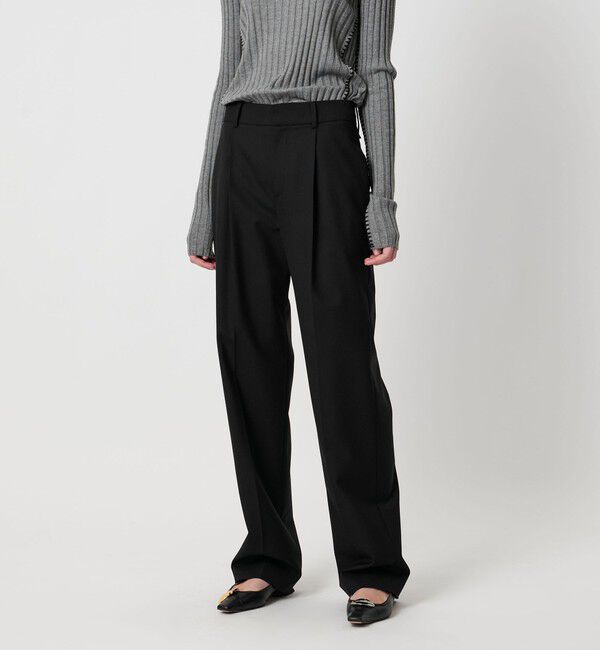 AEWEN MATOPH「＜AEWEN MATOPH＞ウールストレートパンツ」|その他|BLACK