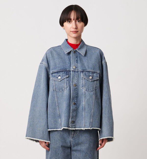 UNITED ARROWS「カットオフ デニムジャケット」|デニムジャケット|