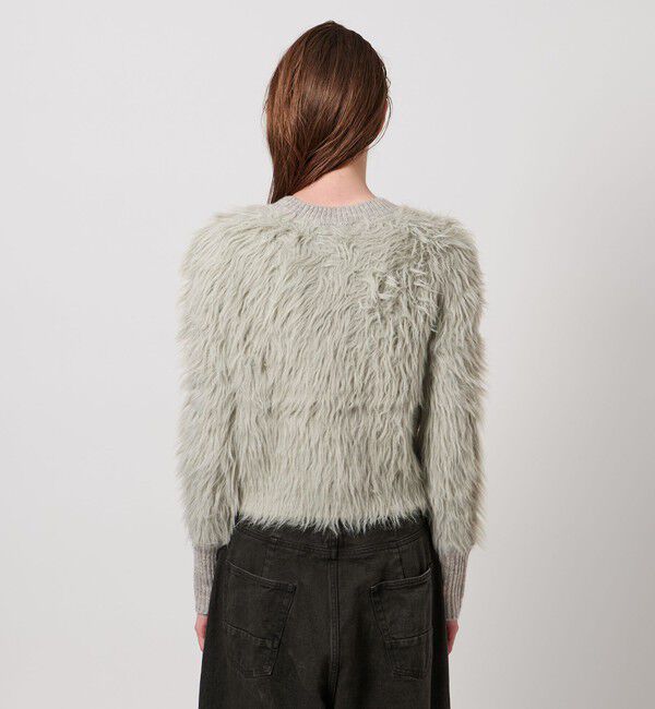 ASTRAET「＜ASTRAET＞シャギー クルーネック カーディガン」|カーディガン|