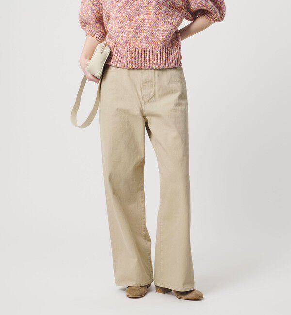 UNITED ARROWS「ルーズ ストレート デニムパンツ」|デニム|BEIGE