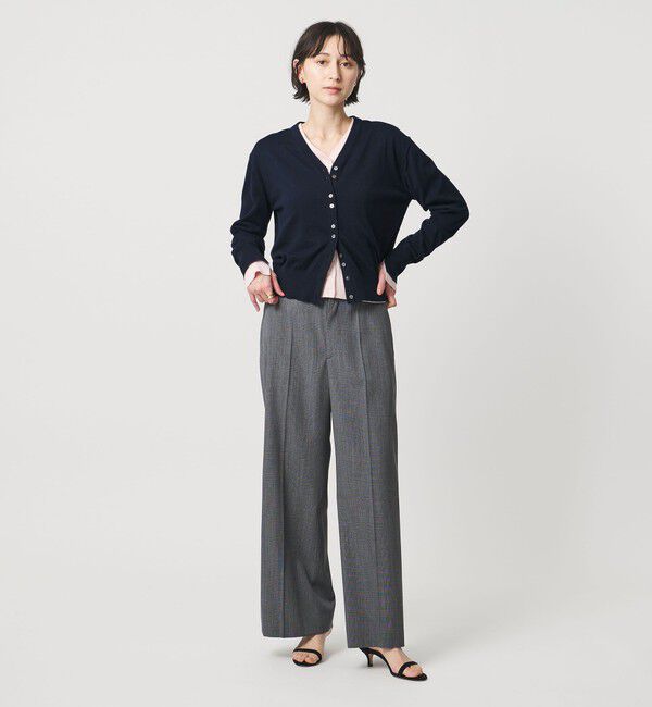 UNITED ARROWS「Vネック カーディガン」|カーディガン|