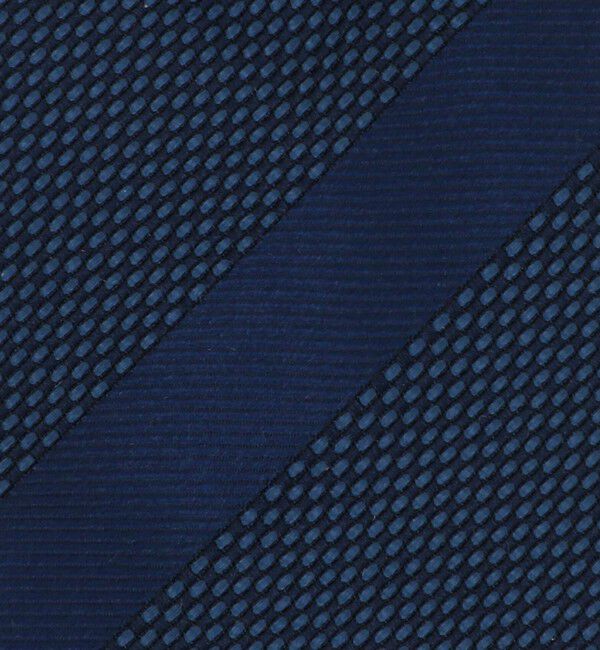 UNITED ARROWS「ネイビー ジャガード レジメンタル ネクタイ」|ネクタイ・蝶ネクタイ|