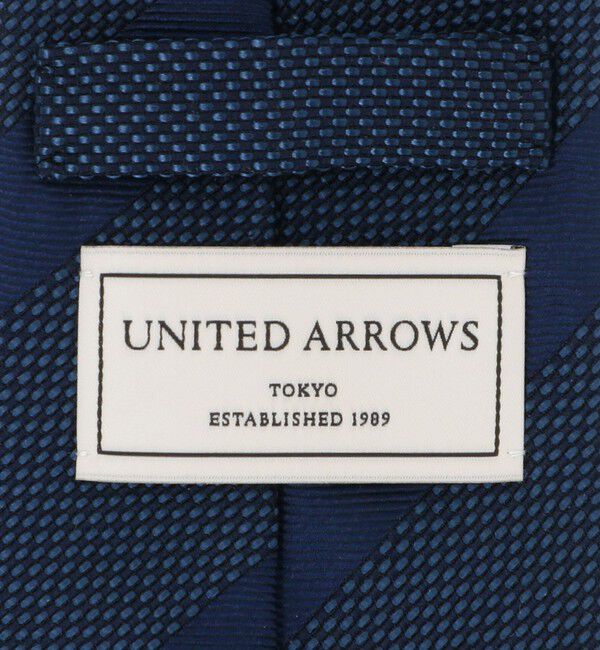 UNITED ARROWS「ネイビー ジャガード レジメンタル ネクタイ」|ネクタイ・蝶ネクタイ|