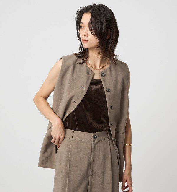 UNITED ARROWS green label relaxing「ベロア タンクトップ」|タンクトップ|